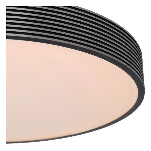 Lucide MALIN - Flush ceiling light - Ø 39 cm - LED Dim. - 1x24W 2700K - 3 StepDim - Black - detail 4